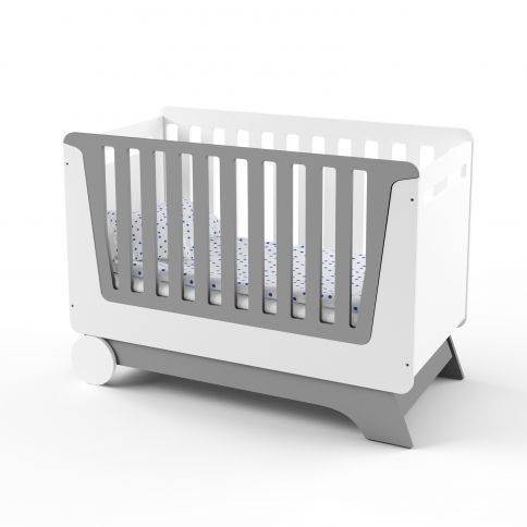 Crib Nova Kit white / gray