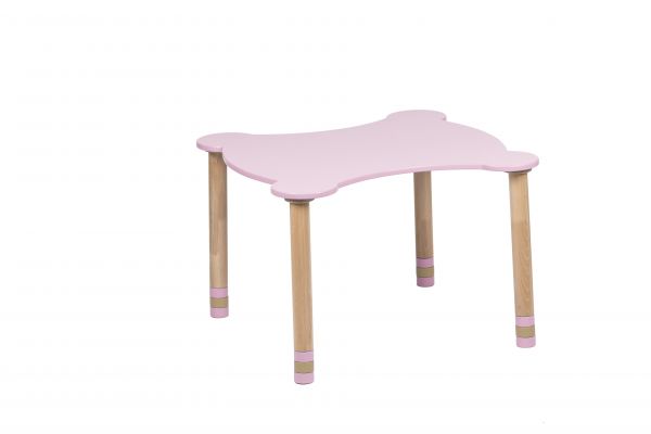 Figured table pink