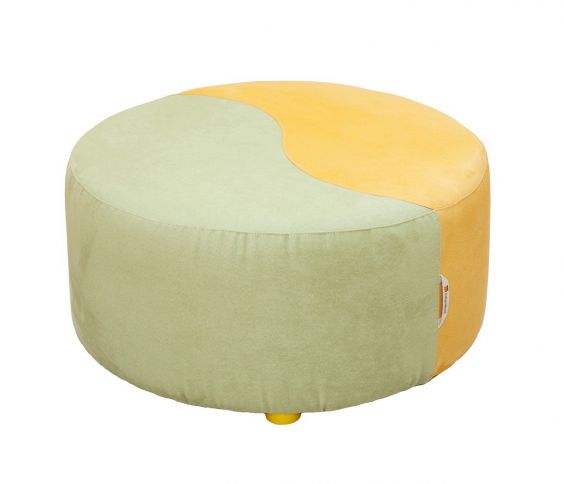 Children's ottoman green