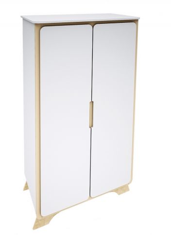 Cabinet Nova white / natural wood