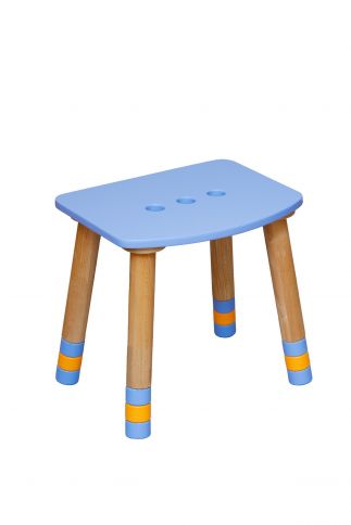 Children's stool indigo