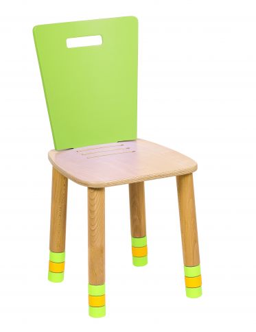 Children's chair adjustable Royal green