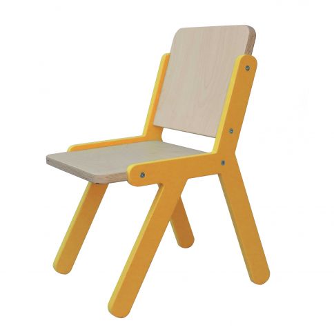 Children's chair Lines 2 orange