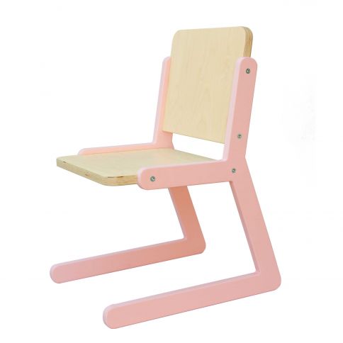 Children's chair Lines 1 pink