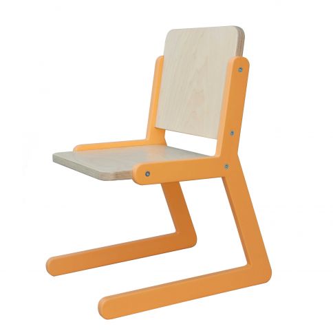 Children's chair Lines 1 orange