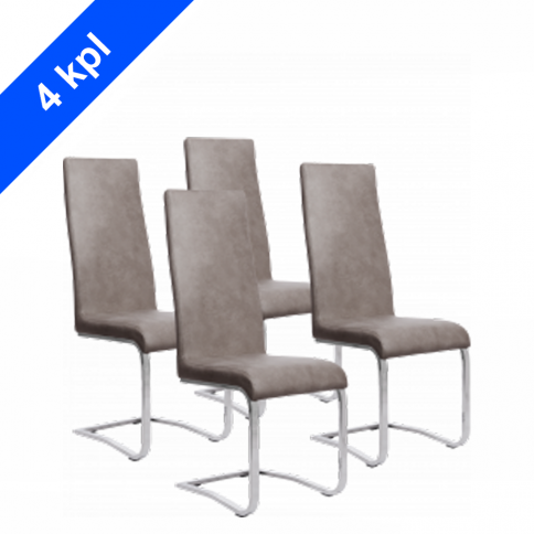 Chairs set GT K-1040 Dark Brown (4 pieces)