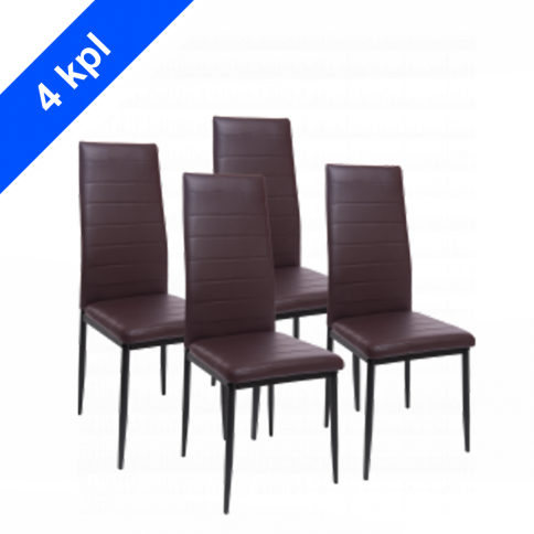 Chairs set GT K-2020 Dark Brown (4 pcs)