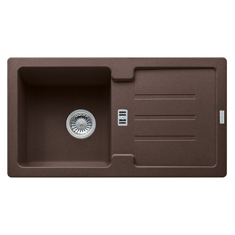 Sink  with siphon granite STG 614-78 chocolate Franke (114.0327.904)