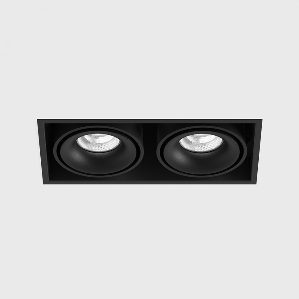 KARDAN 2, L210mm, W108mm, H80mm, LED 2x9W, 3000K, black (01.6110.26.930.BK)