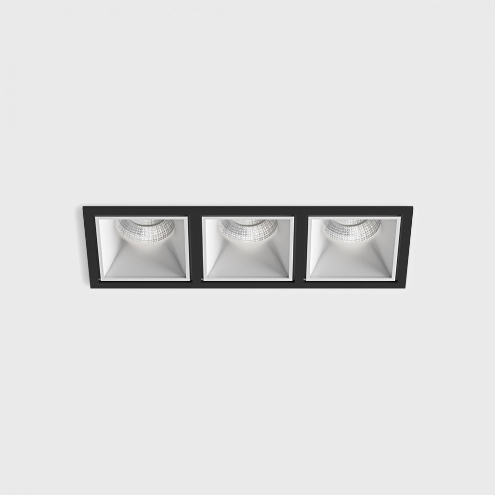 CELL 3, L255mm, W90mm, H82mm, LED 3 x 9W, 3000K, white / black (01.20F3.30.930 ...