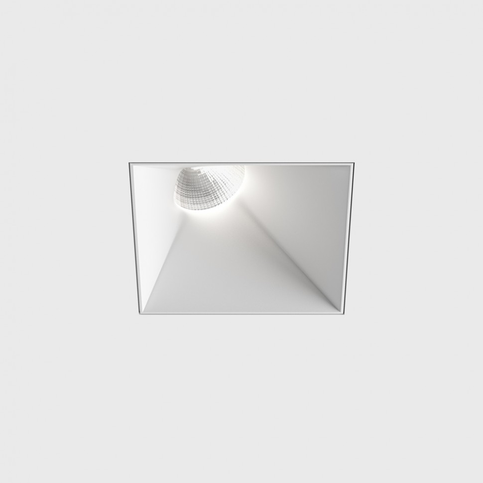 INVISIBLE SquareAssym, L110mm, W110mm, H117mm, LED 13W, 3000K, white (01.2311 ...