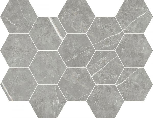 LITTLETON GREY MATTE 32,5x22,5 HEX