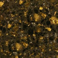 Acrylic sheet Staron Tempest Gold Leaf FG196 3680х760х12